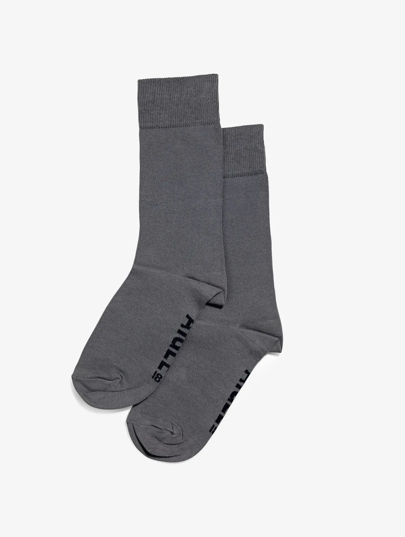Chaussettes mi-longues en coton made in France - Gris