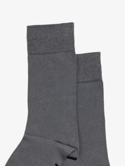 Chaussettes mi-longues en coton made in France - Gris