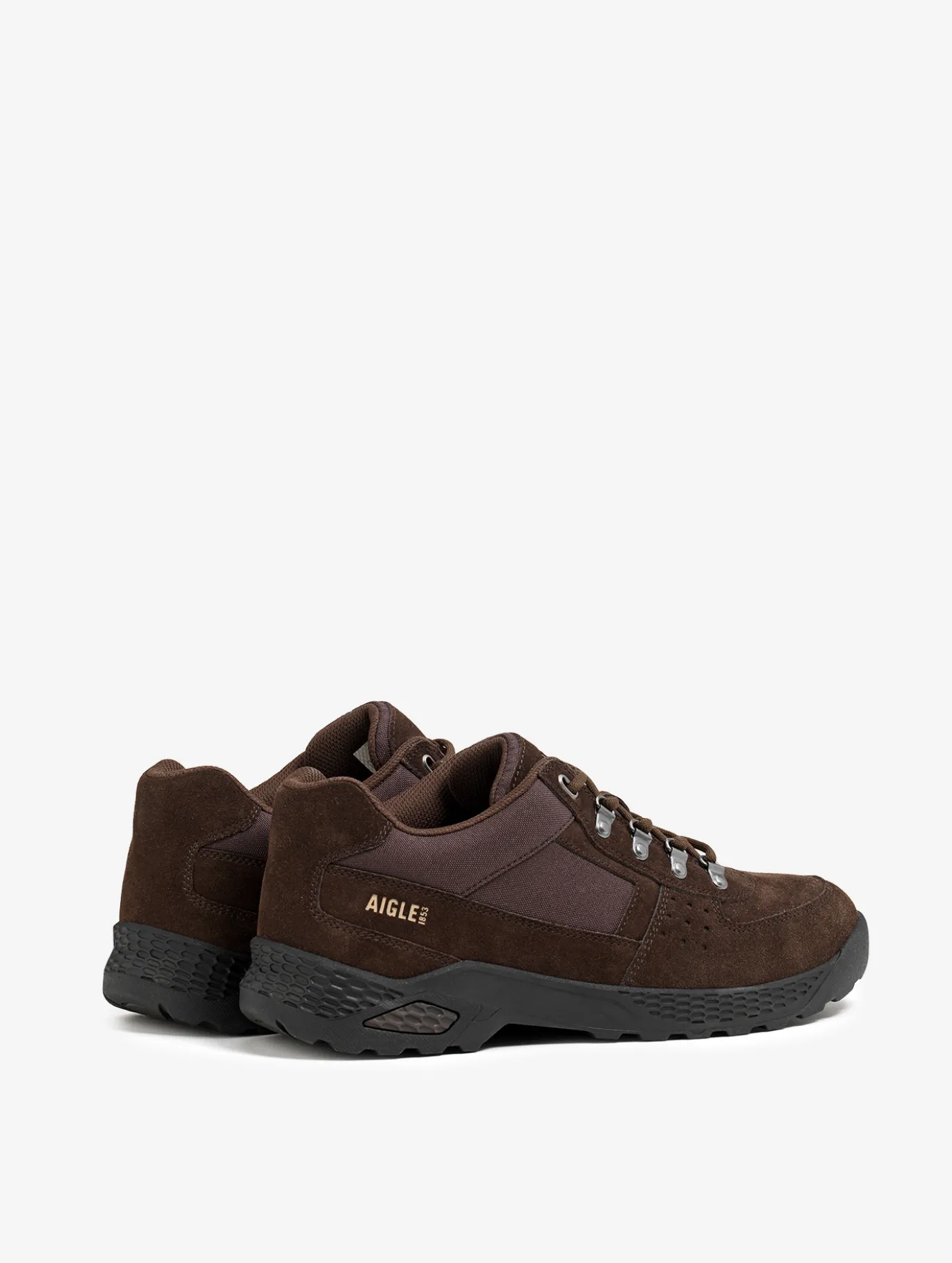 Chaussure anti-fatigue Dolik en cuir suède - Marron