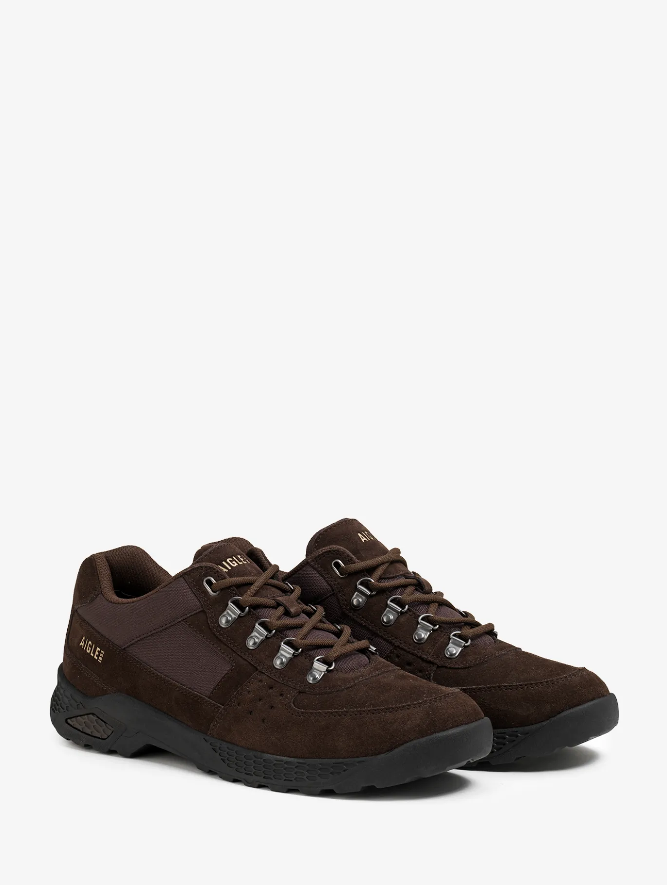 Chaussure anti-fatigue Dolik en cuir suède - Marron