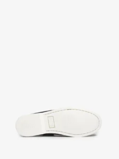 Chaussure bateau Nubila en cuir - Bleu