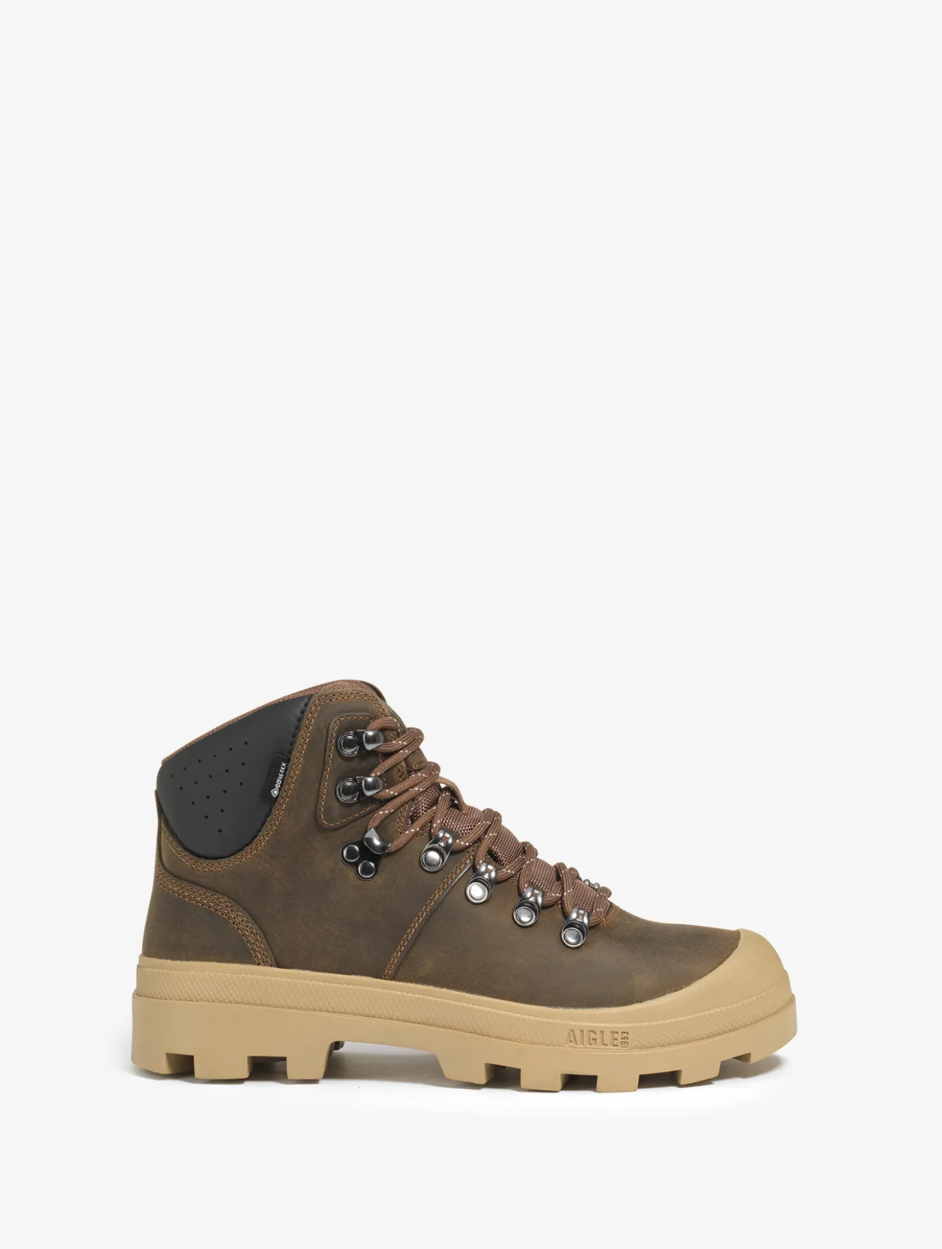 Chaussure de marche GORE-TEX® Tenere Snow en croûte de cuir - Marron