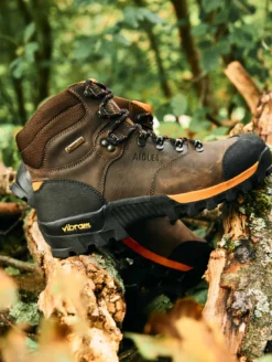 Chaussure de marche GORE-TEX® & Vibram® Altavio en croûte de cuir - Marron