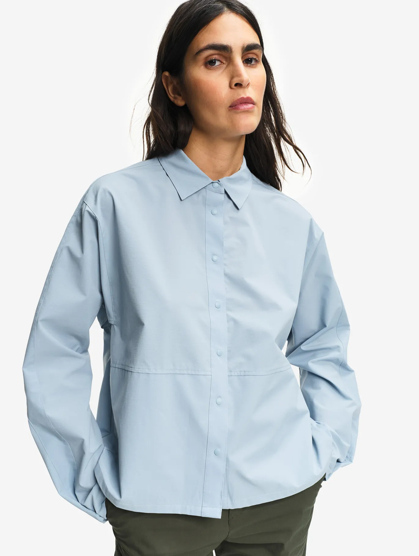 Chemise boyfriend anti-UV Dry Fast™ TEXTILE® - Bleu
