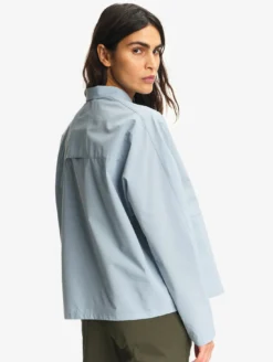 Chemise boyfriend anti-UV Dry Fast™ TEXTILE® - Bleu