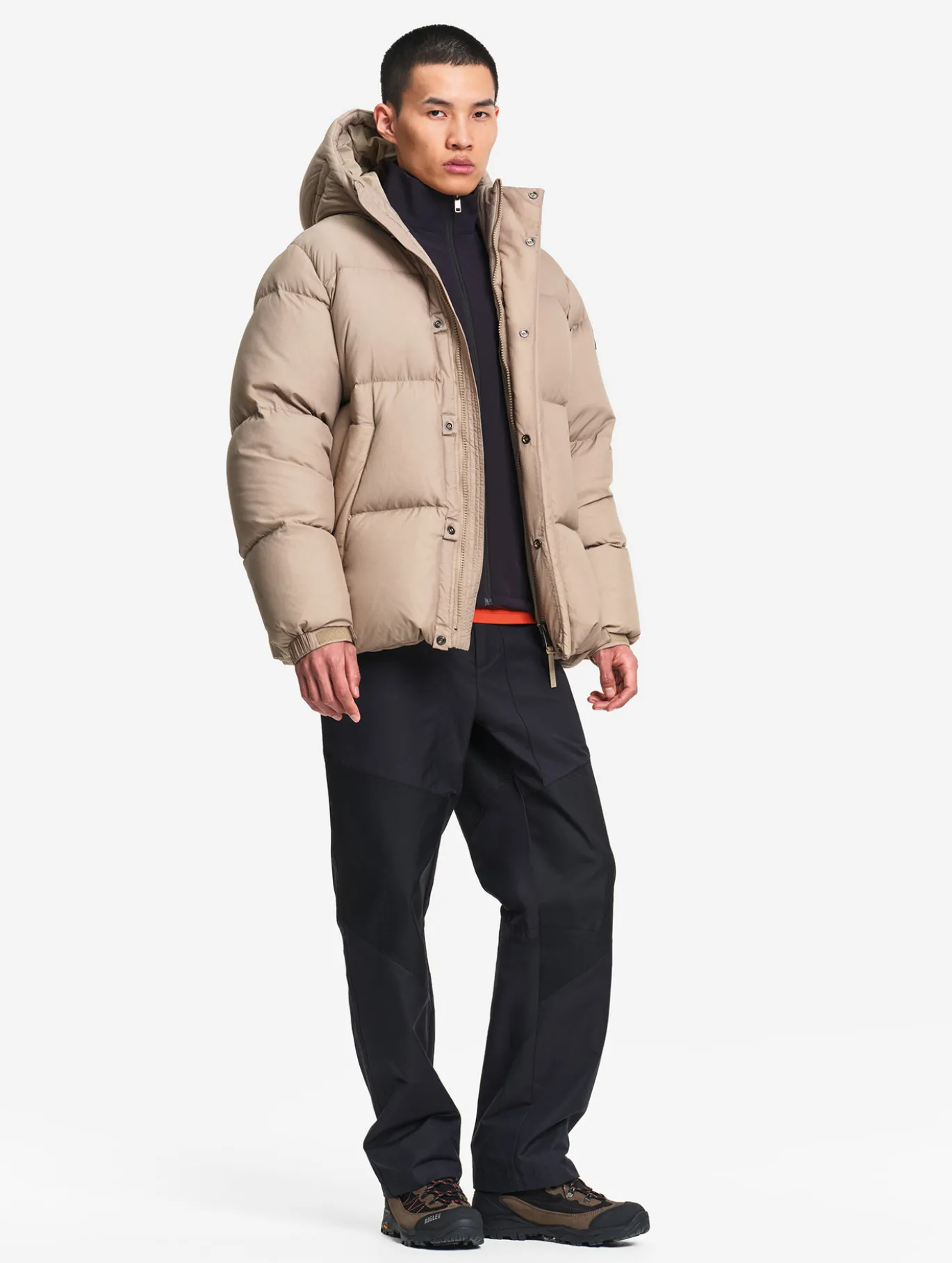 Doudoune courte déperlante très chaude - Beige
