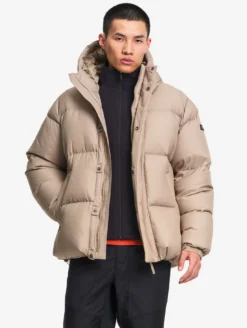 Doudoune courte déperlante très chaude - Beige