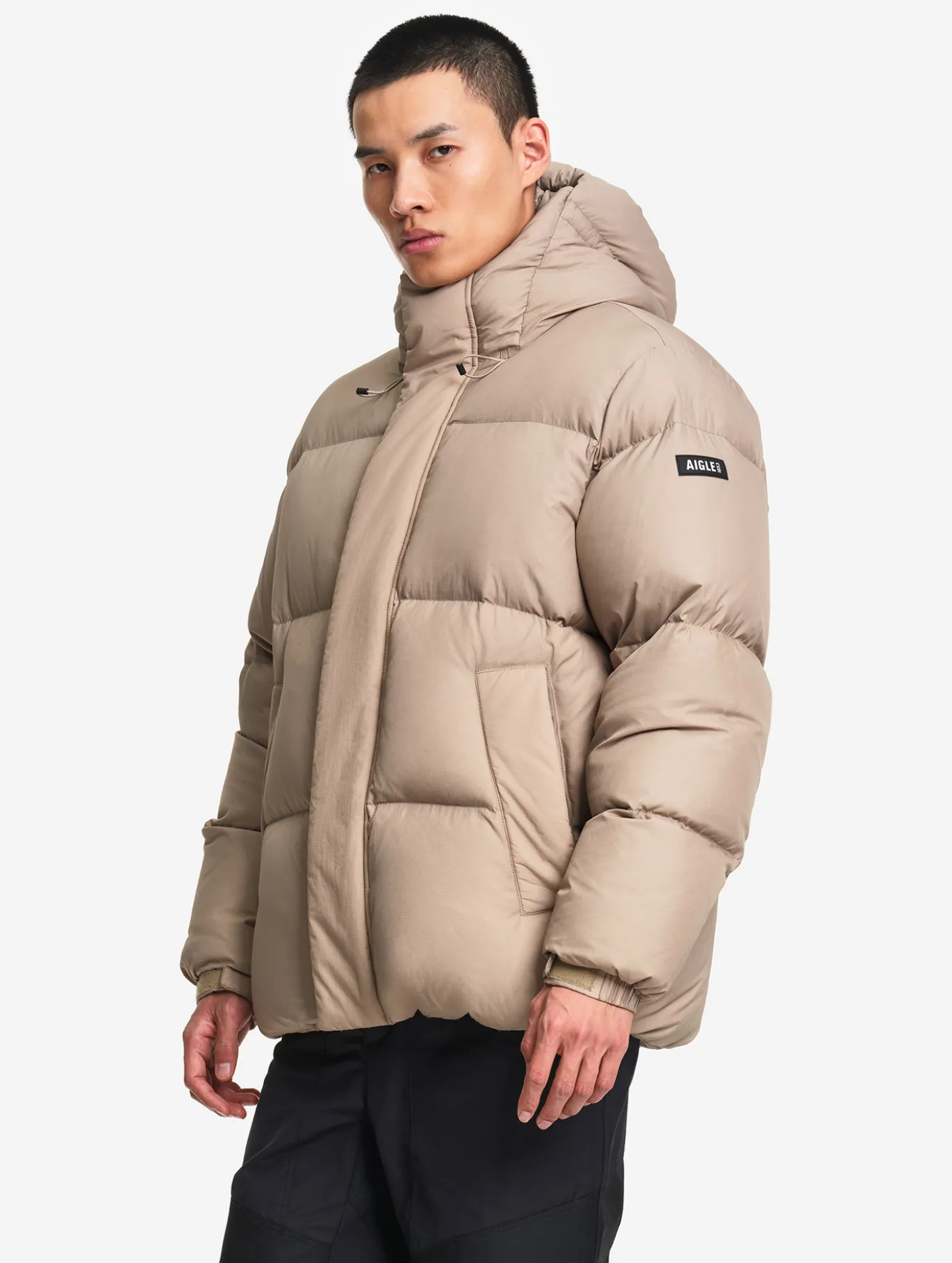 Doudoune courte déperlante très chaude - Beige