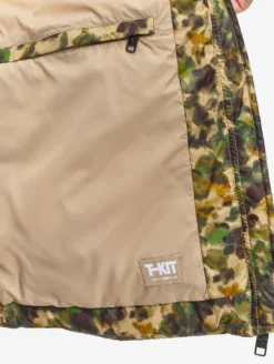 Doudoune légère déperlante imprimée T-KIT™ - Jaune