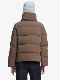 Doudoune Repreve® courte déperlante - Marron