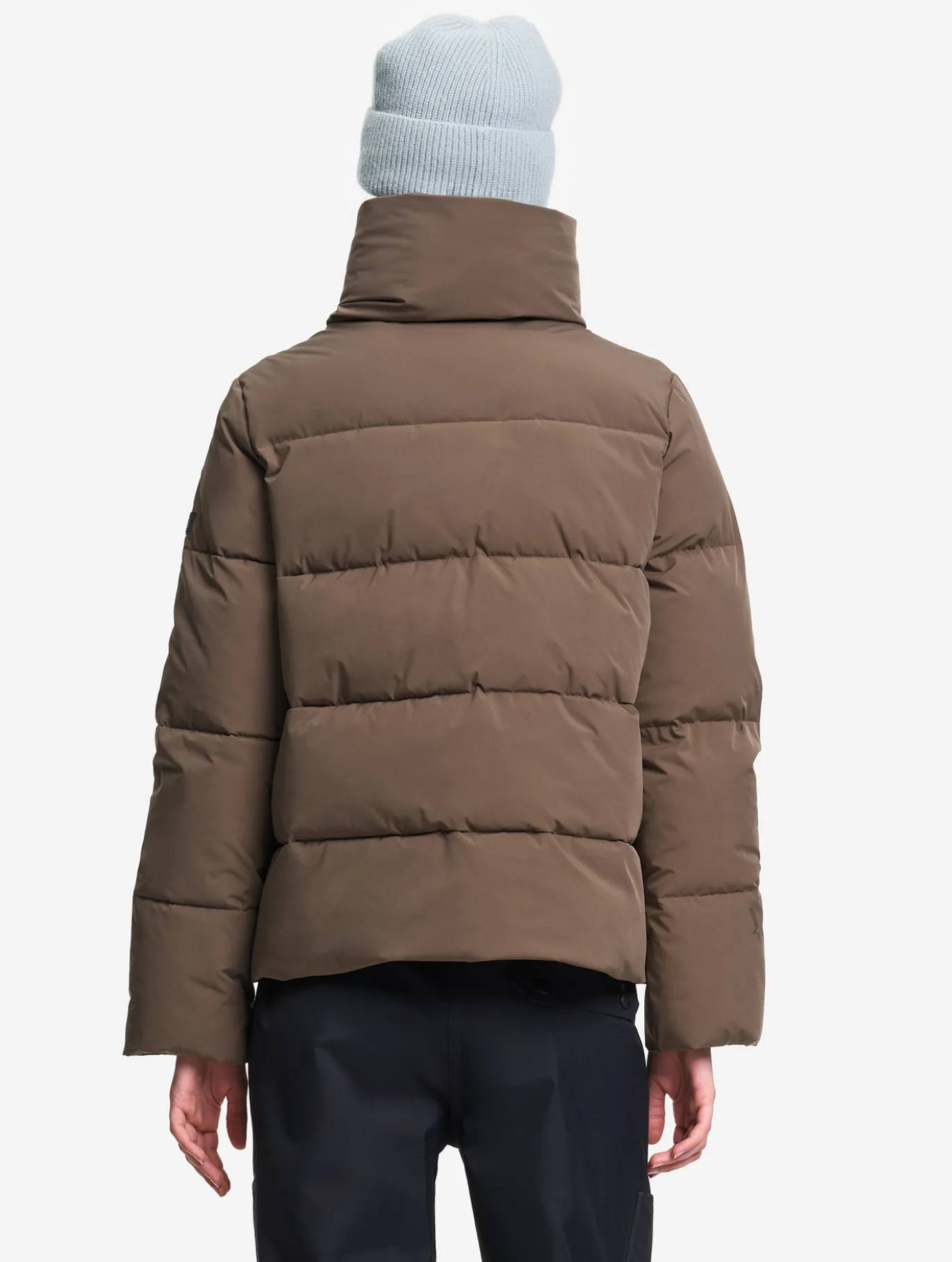 Doudoune Repreve® courte déperlante - Marron