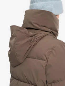 Doudoune Repreve® courte déperlante - Marron