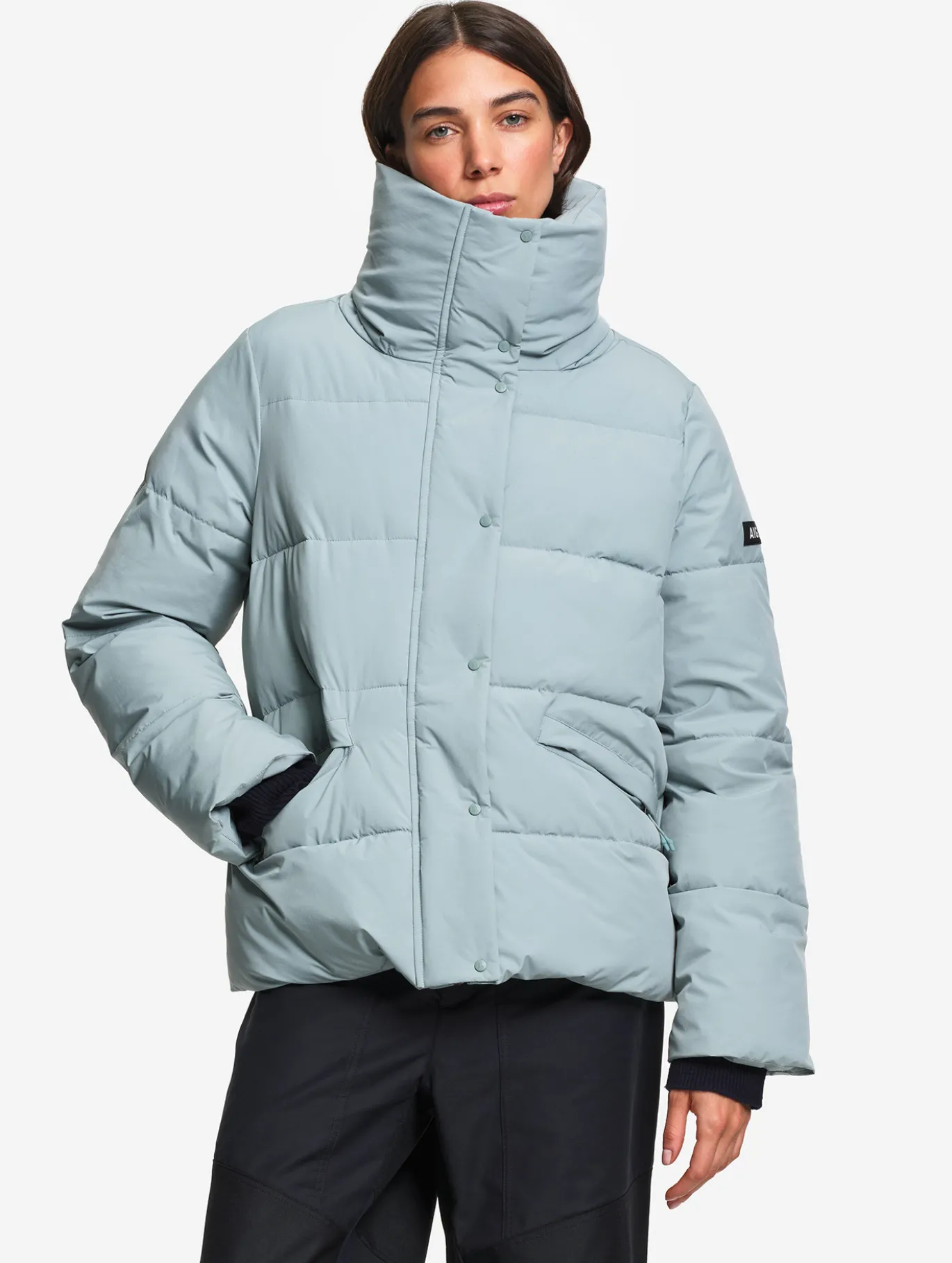 Doudoune Repreve® courte déperlante - Bleu