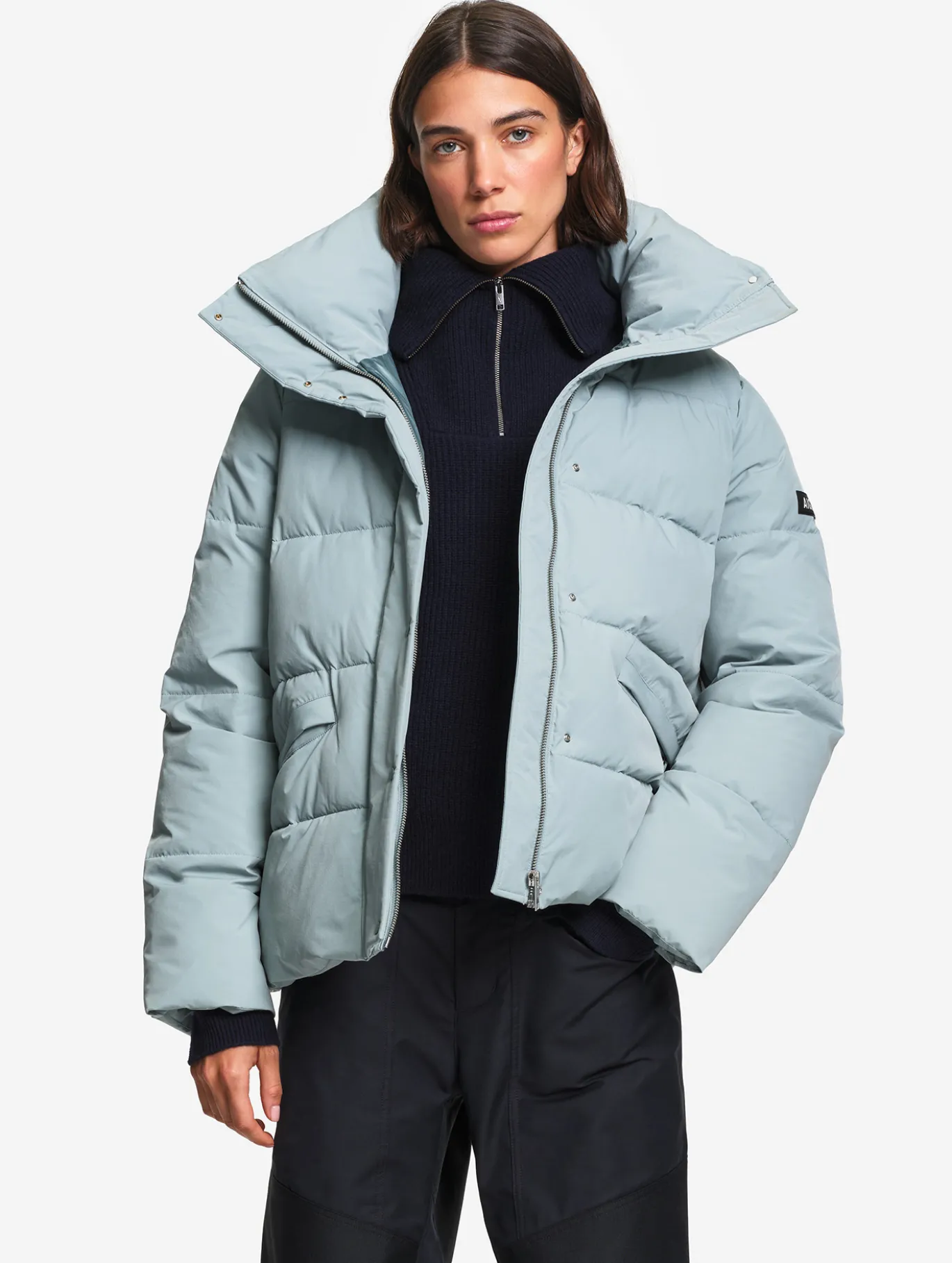 Doudoune Repreve® courte déperlante - Bleu