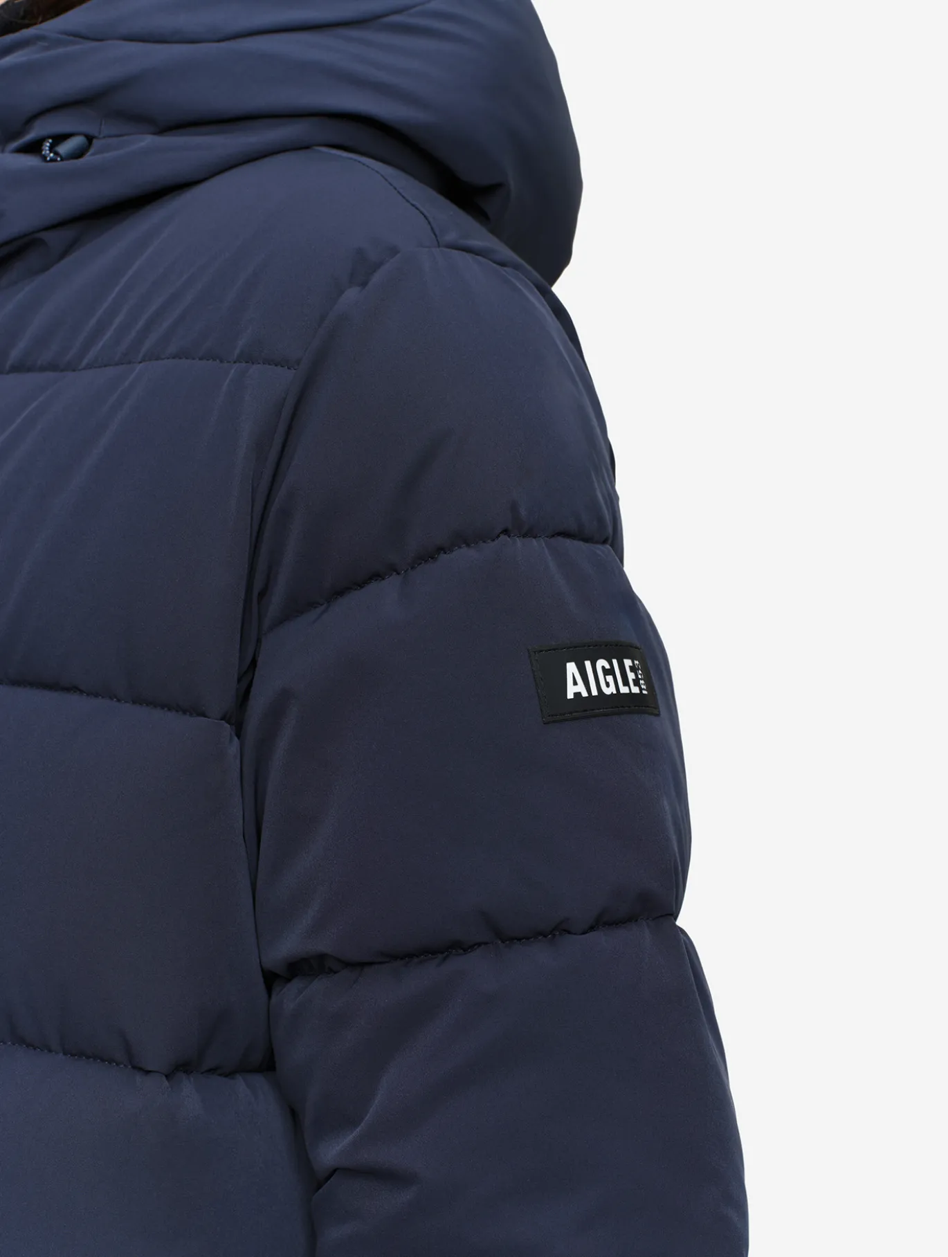 Doudoune Repreve® mi-longue déperlante - Bleu