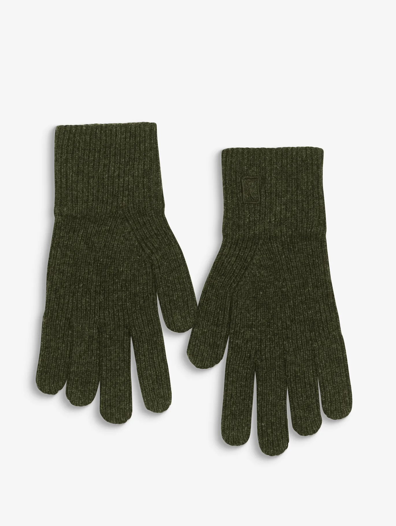Gants en laine mélangée - Kaki