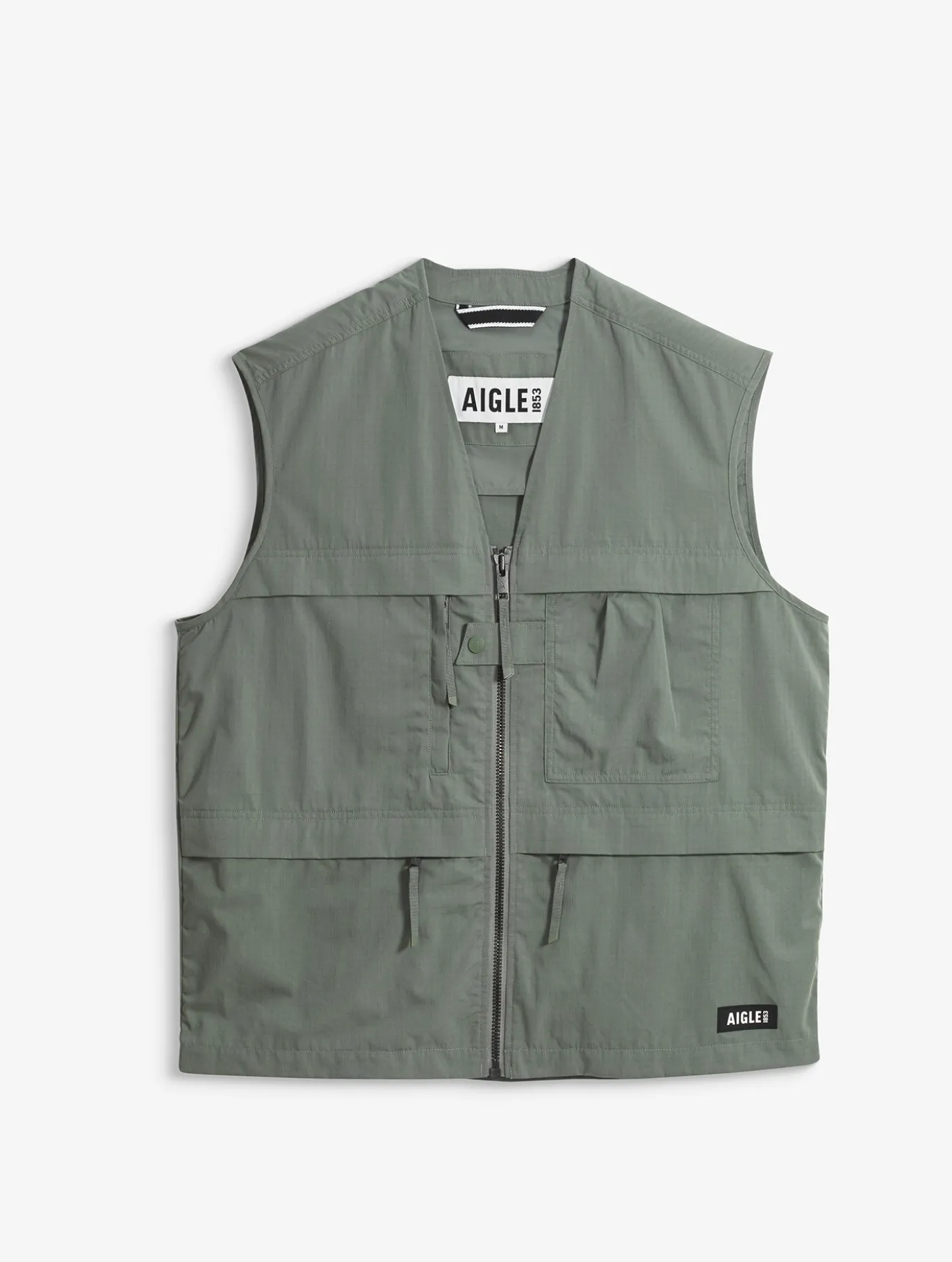 Gilet multi-poches déperlant anti-UV - Vert
