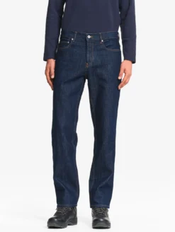 Jean droit taille mi-haute - Bleu