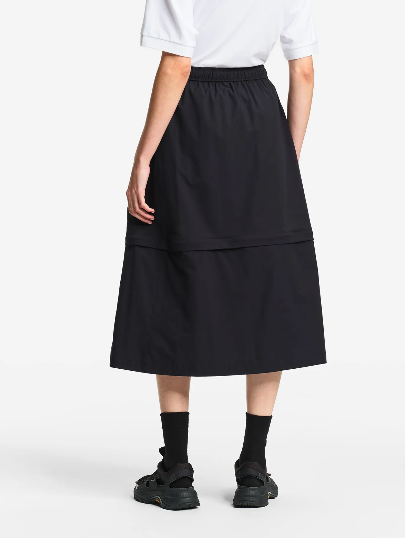 Jupe zippée modulable 2 en 1 DRY FAST TEXTILE® - Noir