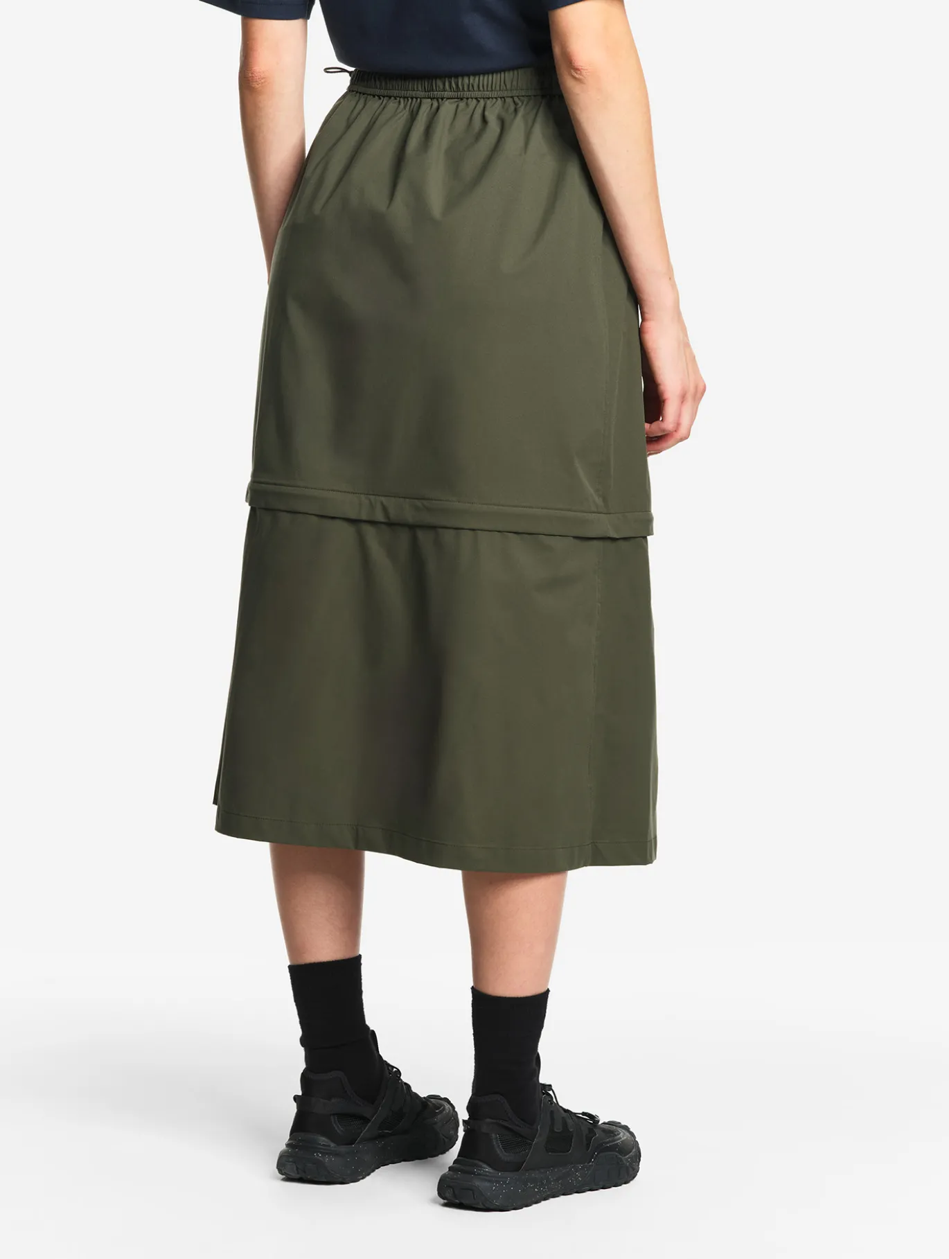 Jupe zippée modulable 2 en 1 DRY FAST TEXTILE® - Kaki