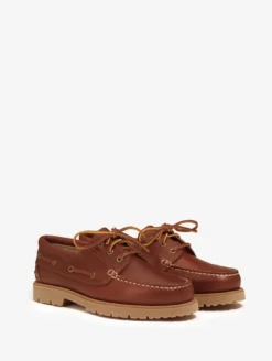 L'indémodable mocassin cranté à lacets - Marron
