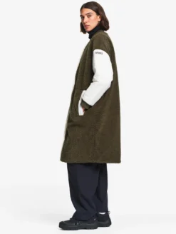 Manteau long réversible - Kaki