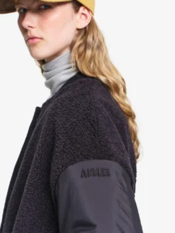 Manteau long réversible - Noir