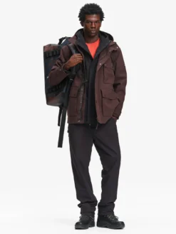 Manteau MTD™ multi-poches imperméable - Marron