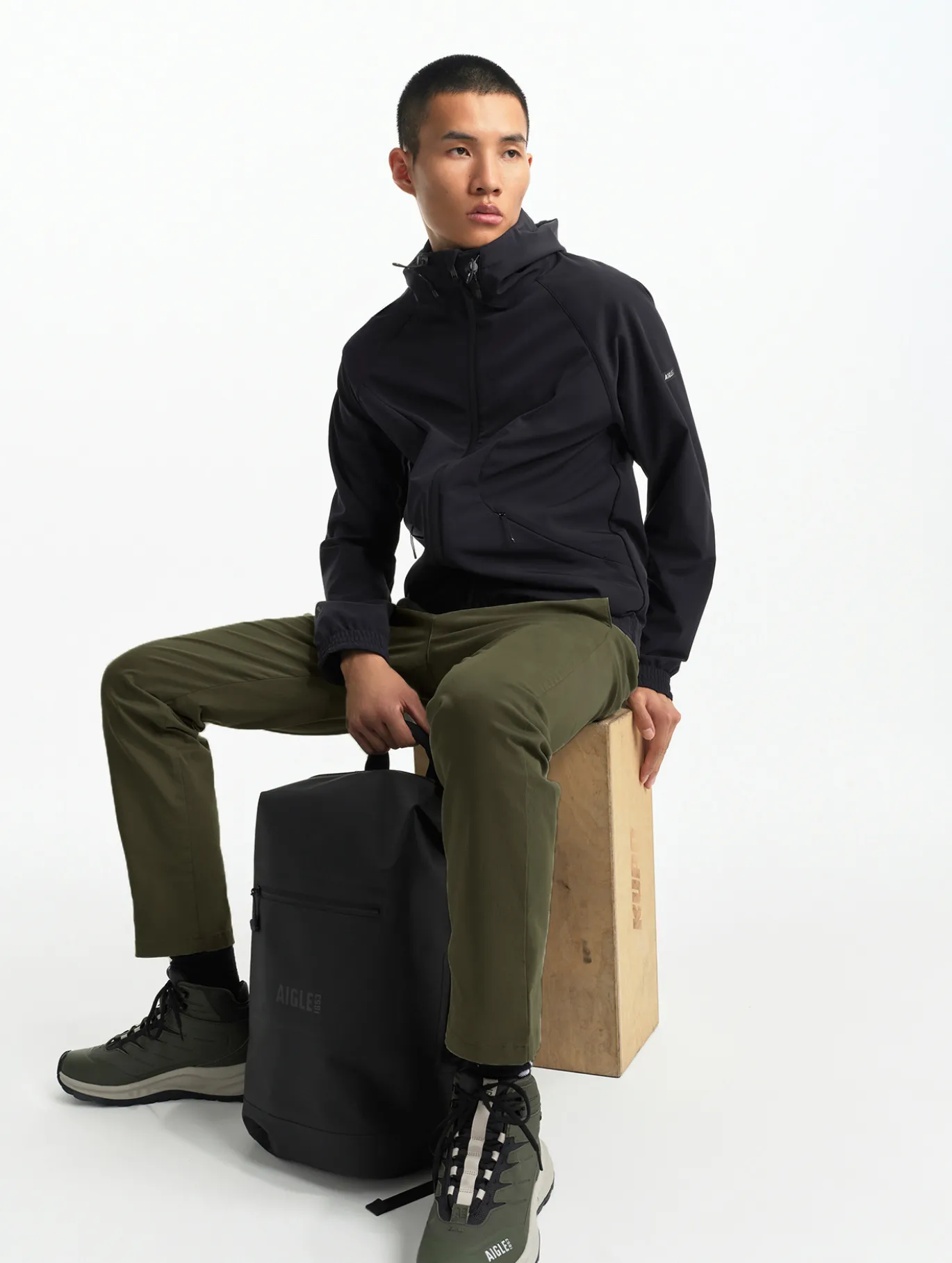 Pantalon chino coupe regular -