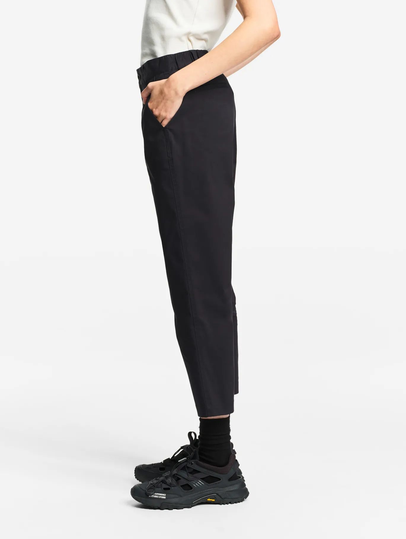 Pantalon chino 7/8ème DFT® et Coolmax - Noir