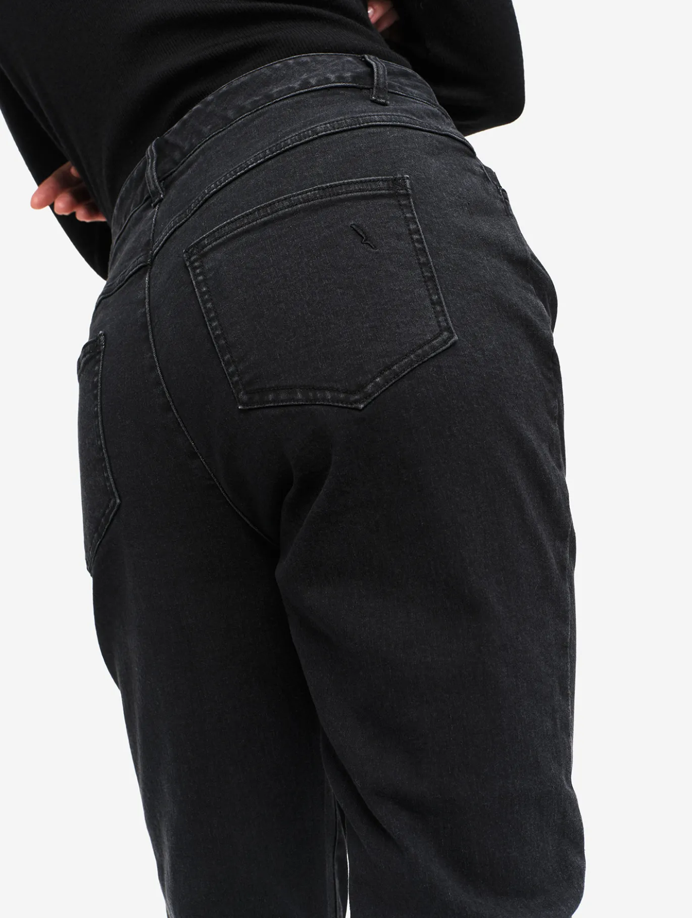 Pantalon denim stretch - Noir