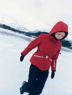 Pantalon de ski taille haute Softshell doublé - Noir