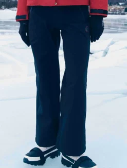 Pantalon de ski taille haute Softshell doublé - Noir