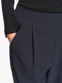 Pantalon taille haute Dry Fast™ jambes larges à pinces - Noir
