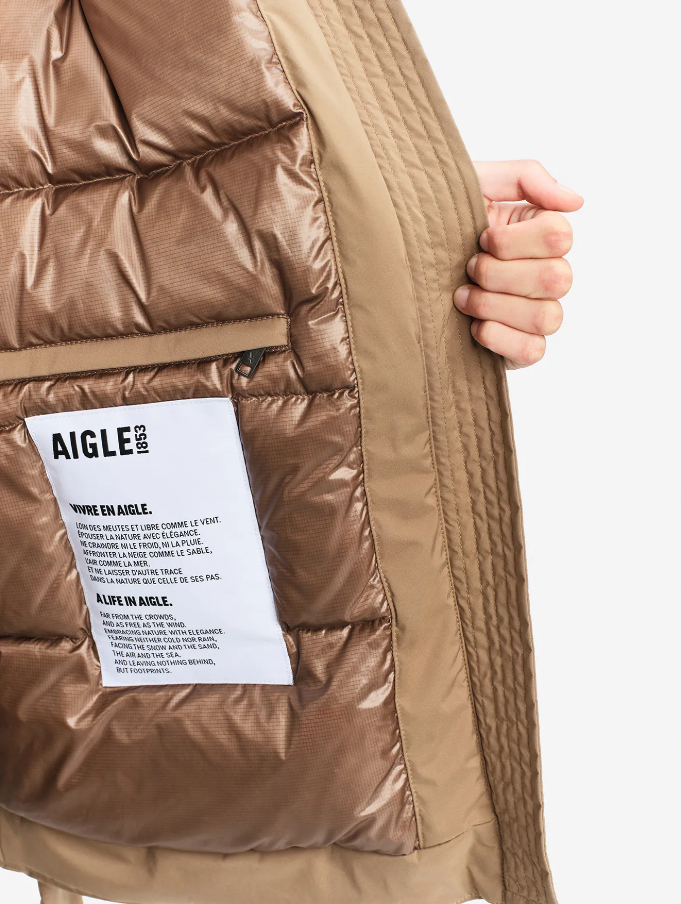 Parka duvet très chaude - Marron