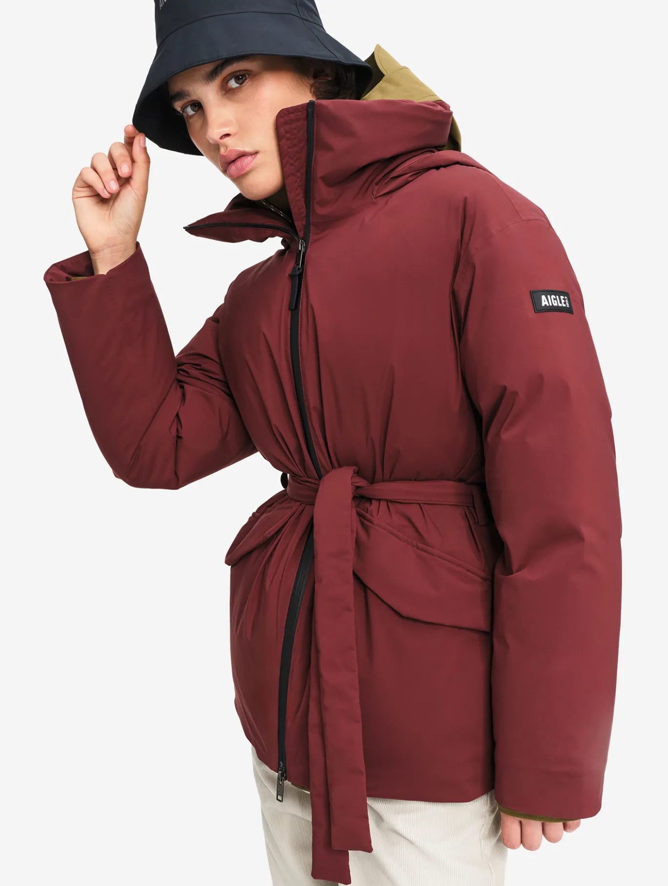 Parka duvet très chaude - Rouge