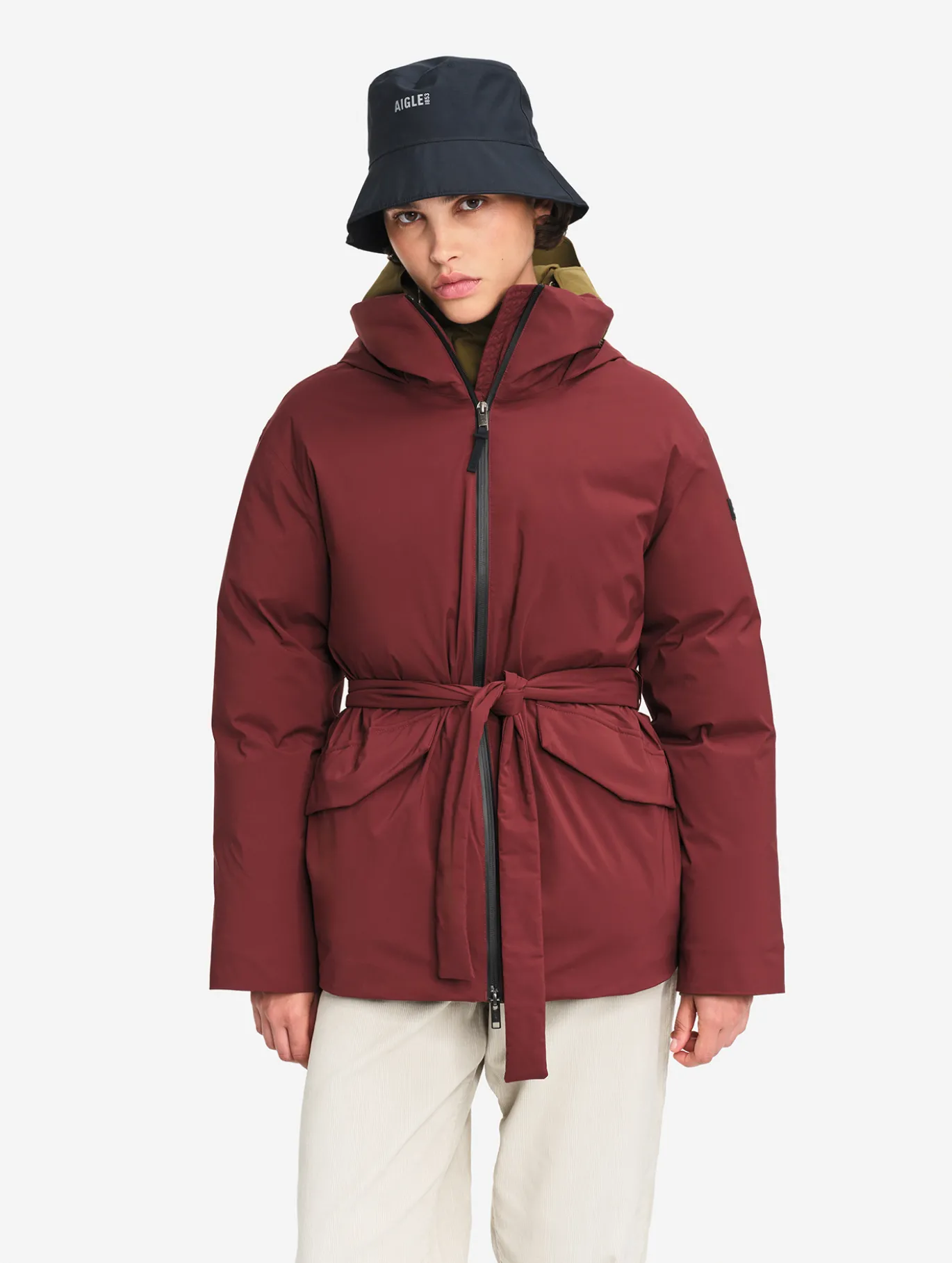 Parka duvet très chaude - Rouge