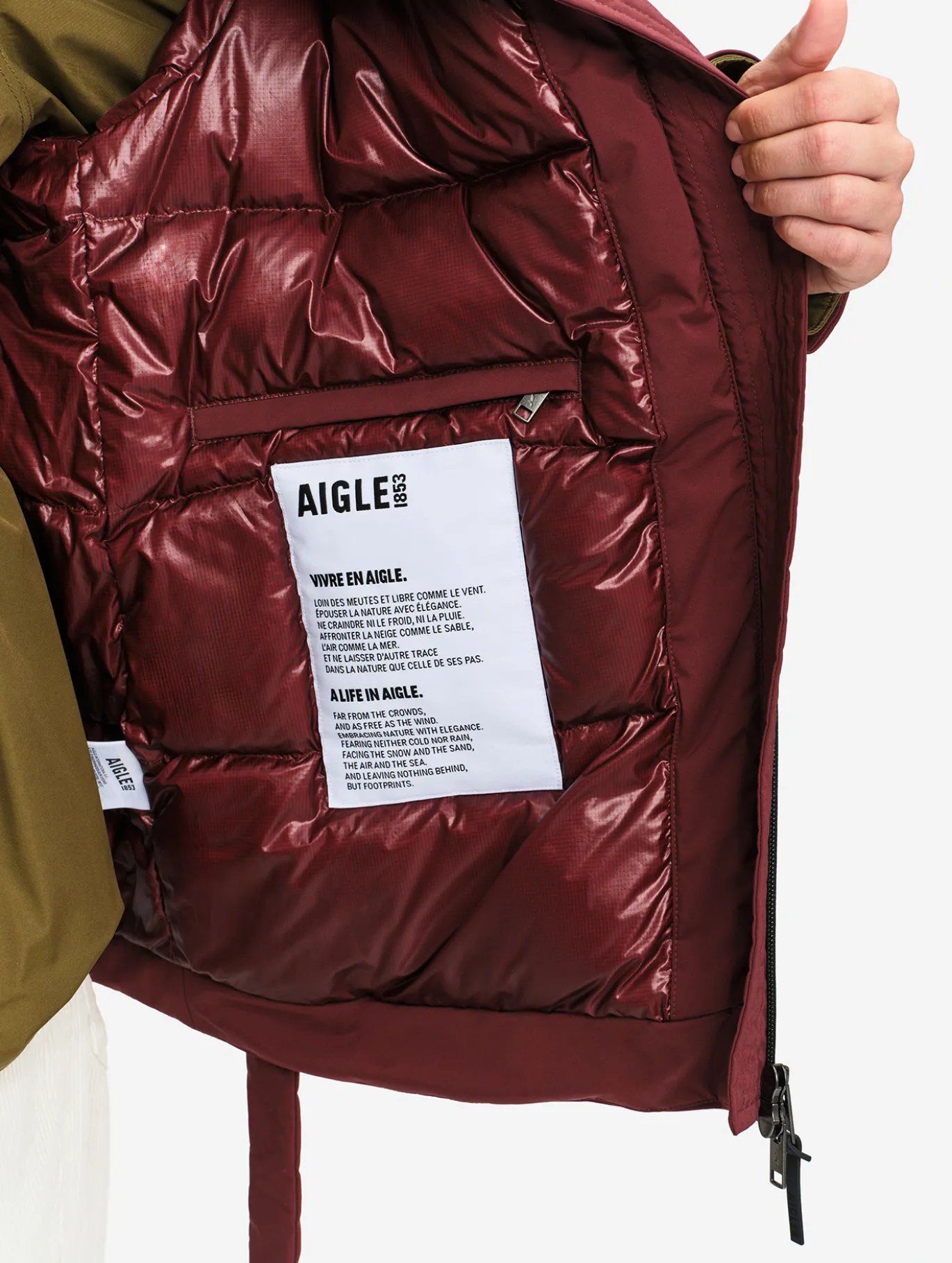 Parka duvet très chaude - Rouge