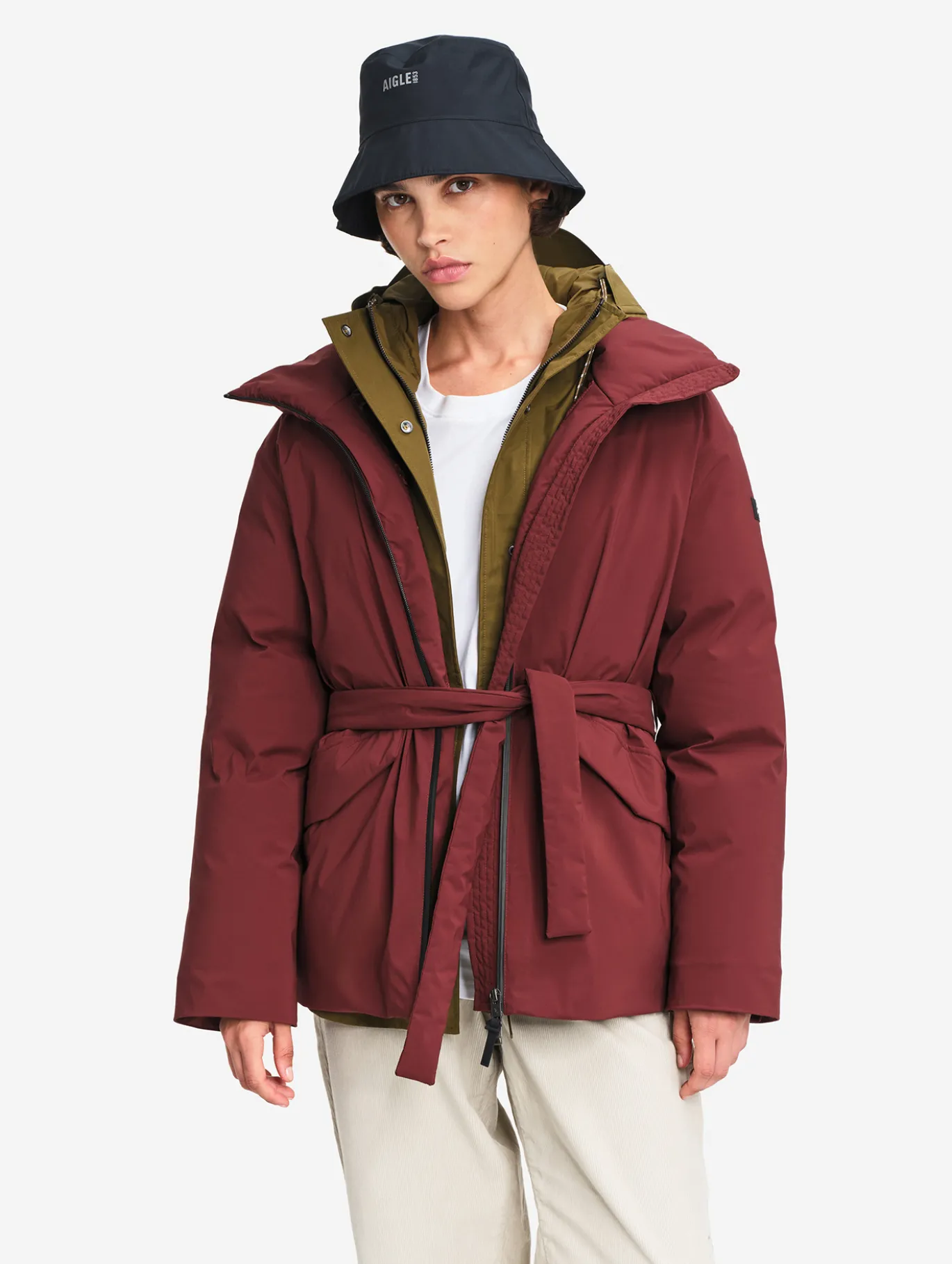Parka duvet très chaude - Rouge