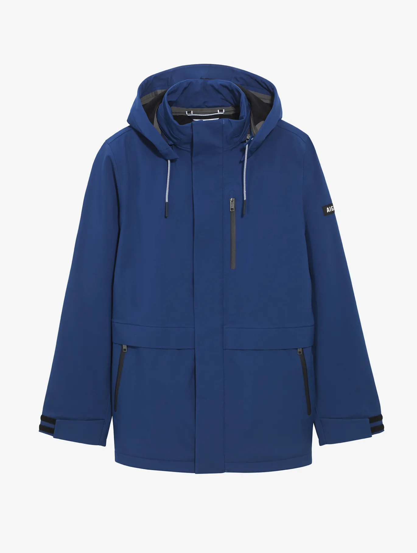 Parka en MTD™ doublée polaire avec capuche amovible - Bleu