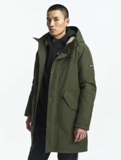 Parka GORE-TEX® fishtail imperméable et très chaude - Kaki