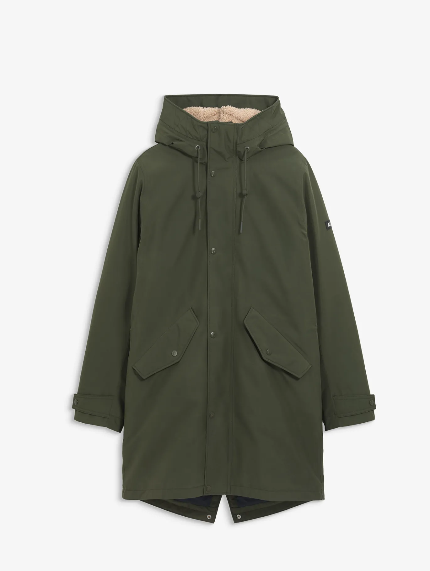 Parka GORE-TEX® fishtail imperméable et très chaude - Kaki