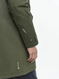 Parka GORE-TEX® fishtail imperméable et très chaude - Kaki