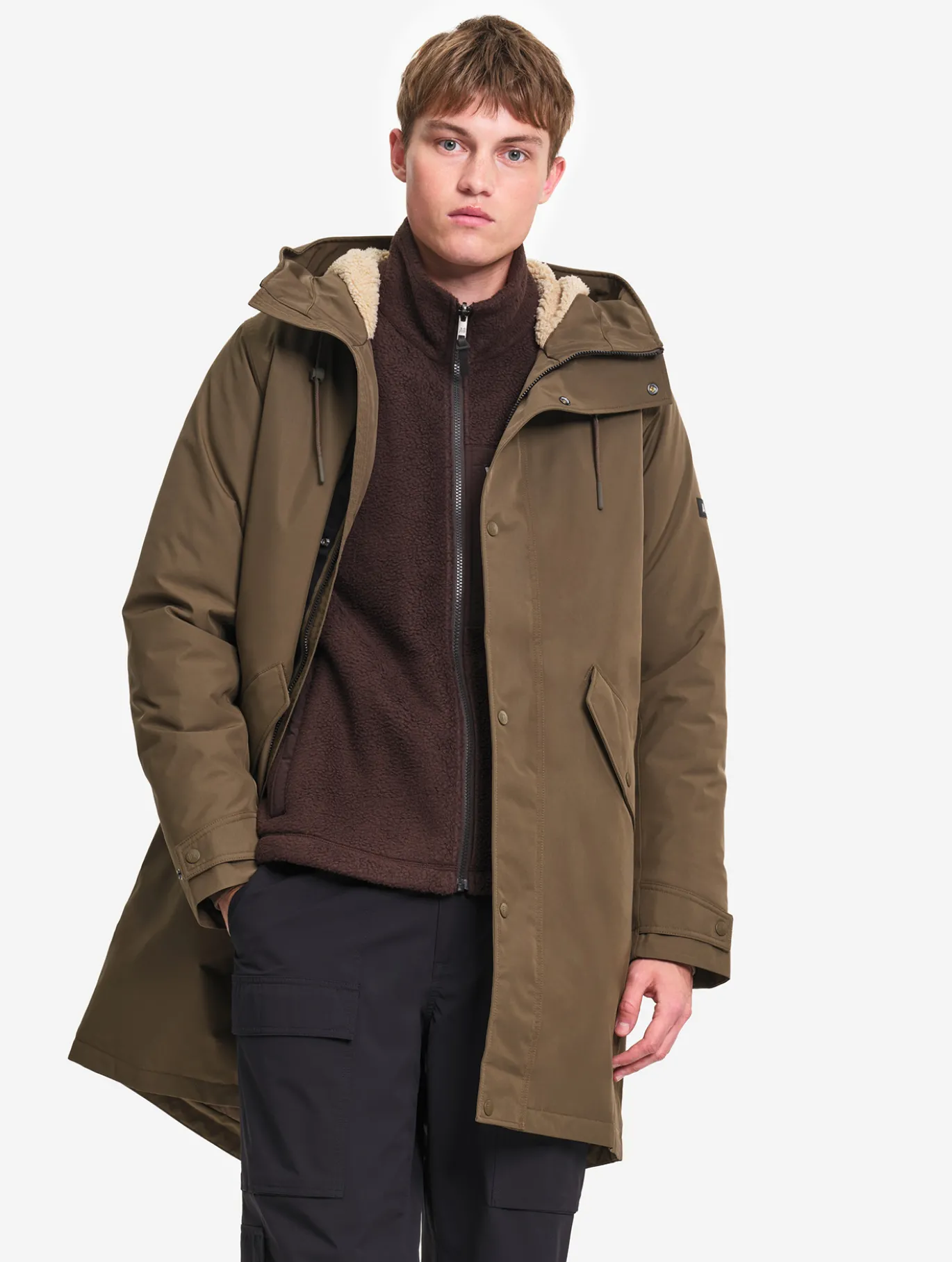 Parka GORE-TEX® fishtail imperméable et très chaude - Marron