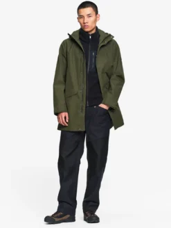 Parka GORE-TEX® longue 2 couches avec capuche T-KIT™ - Kaki