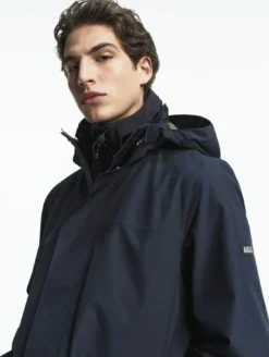 Parka GORE-TEX® longue 2 couches avec capuche T-KIT™ - Bleu