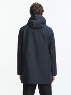 Parka GORE-TEX® longue 2 couches avec capuche T-KIT™ - Bleu