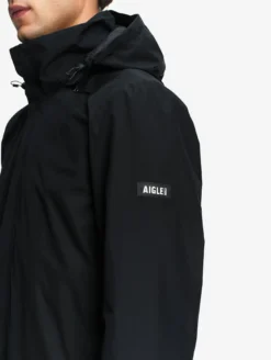 Parka GORE-TEX® longue 2 couches avec capuche retractable - Noir