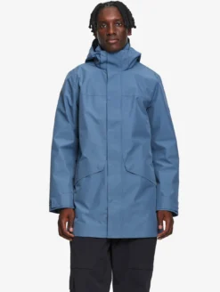 Parka GORE-TEX® longue 2 couches avec capuche T-KIT™ - Bleu