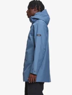 Parka GORE-TEX® longue 2 couches avec capuche T-KIT™ - Bleu